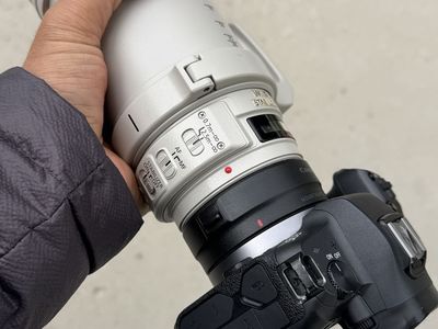 Canon R, adapter, ef 28-300L