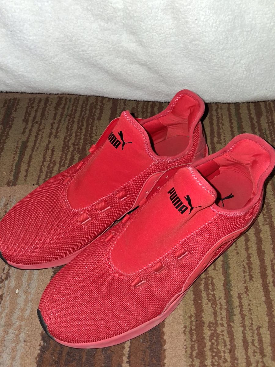 PUMA Prowl Slip On Womens Training Shoes Red Size US 11.5 UK 9 EU 44 SoftFoam Optimal Comfort