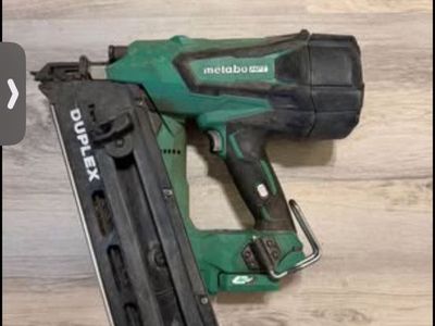 Metabo HPT Cordless Duplex Nailer - Tool Only, Green, Works Great
