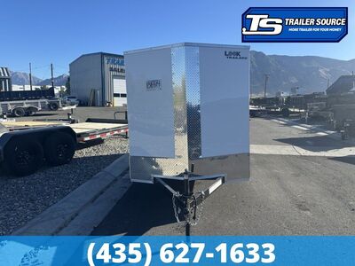 6x12 Look ST DLX Enclosed Cargo Trailer - 6'0" Interior - 3.5K GVWR .080 PolyCor, Alloy Wheels, Ramp Door, RV Door