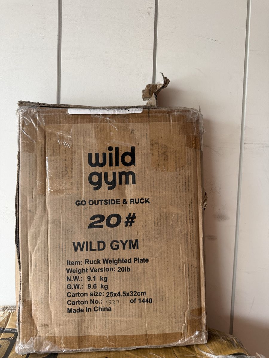 New GoRuck 20 Pound vest Plate