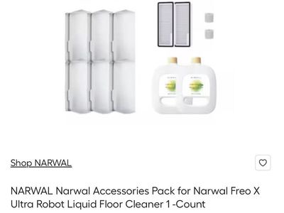 NARWAL Freo X Ultra Robot Liquid Floor Cleaner Accessories Pack - 1 Count