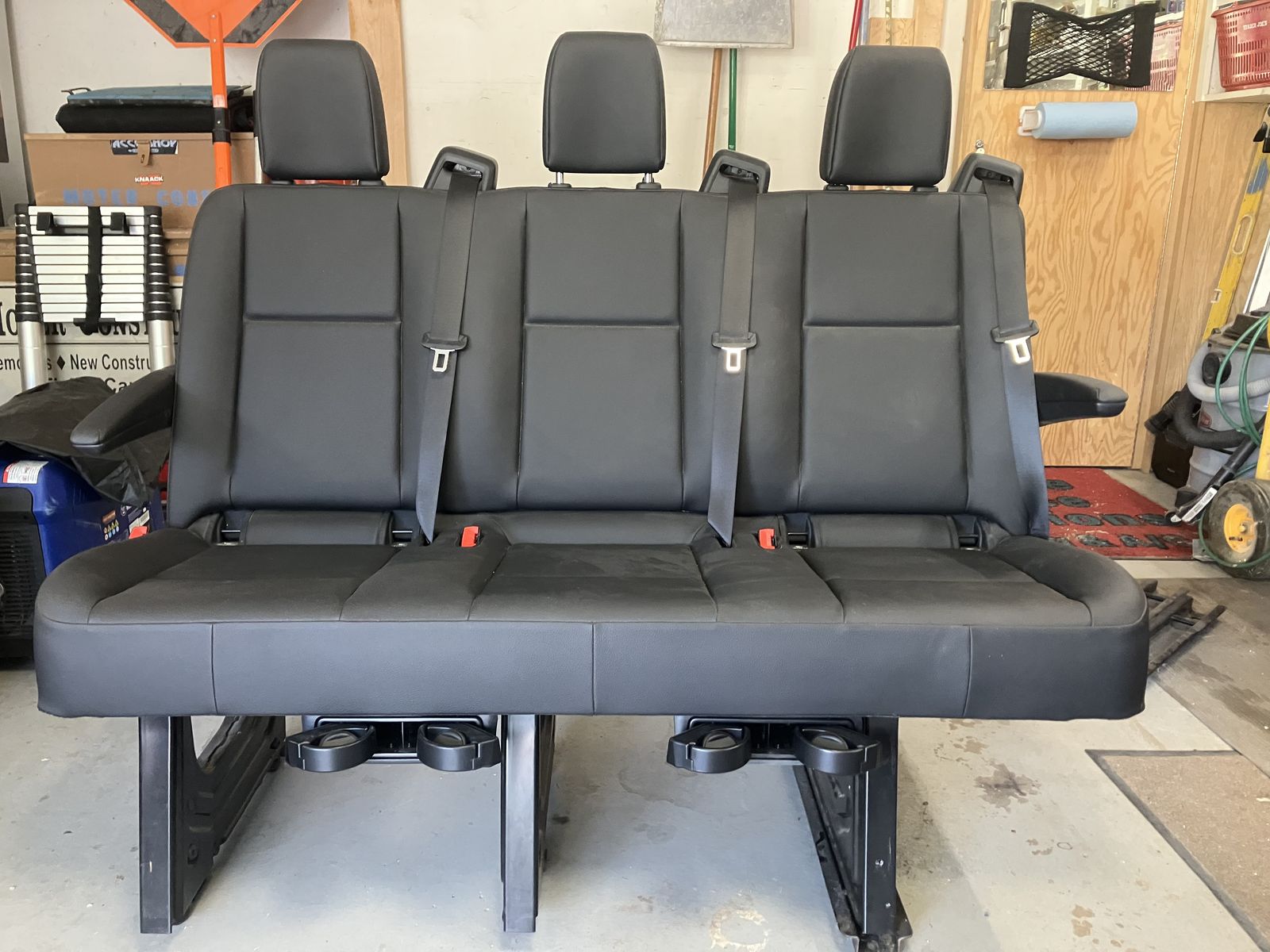 Mercedes Sprinter van 3 passenger bench seat