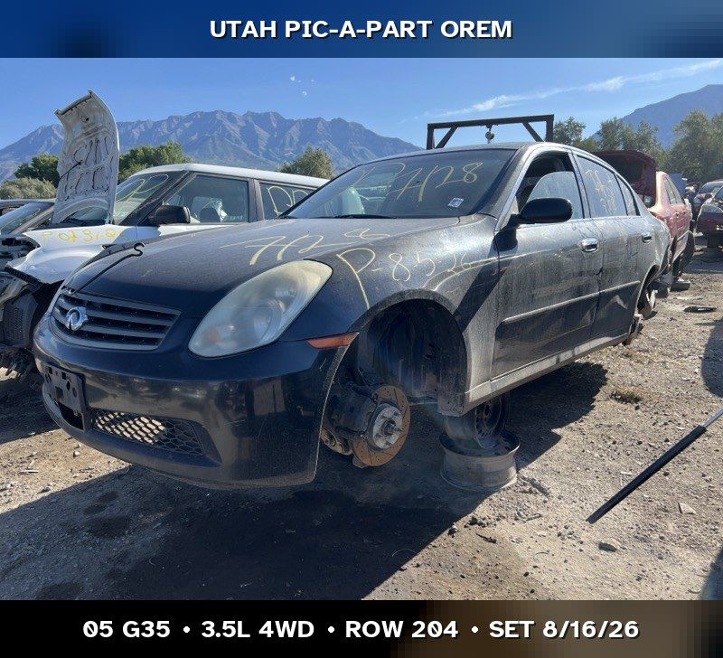 New Arrival - 2005 Infiniti G35 Parts - UTPAP Orem