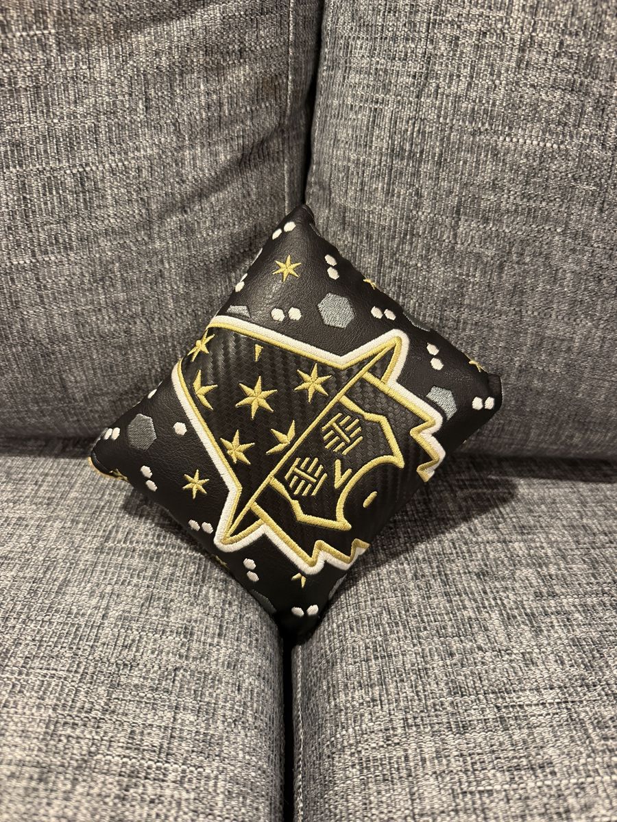 Bettinardi Tour Dept Wizard Gold Ltd Edition Magnetic Mallet Putter Head Cover Rare