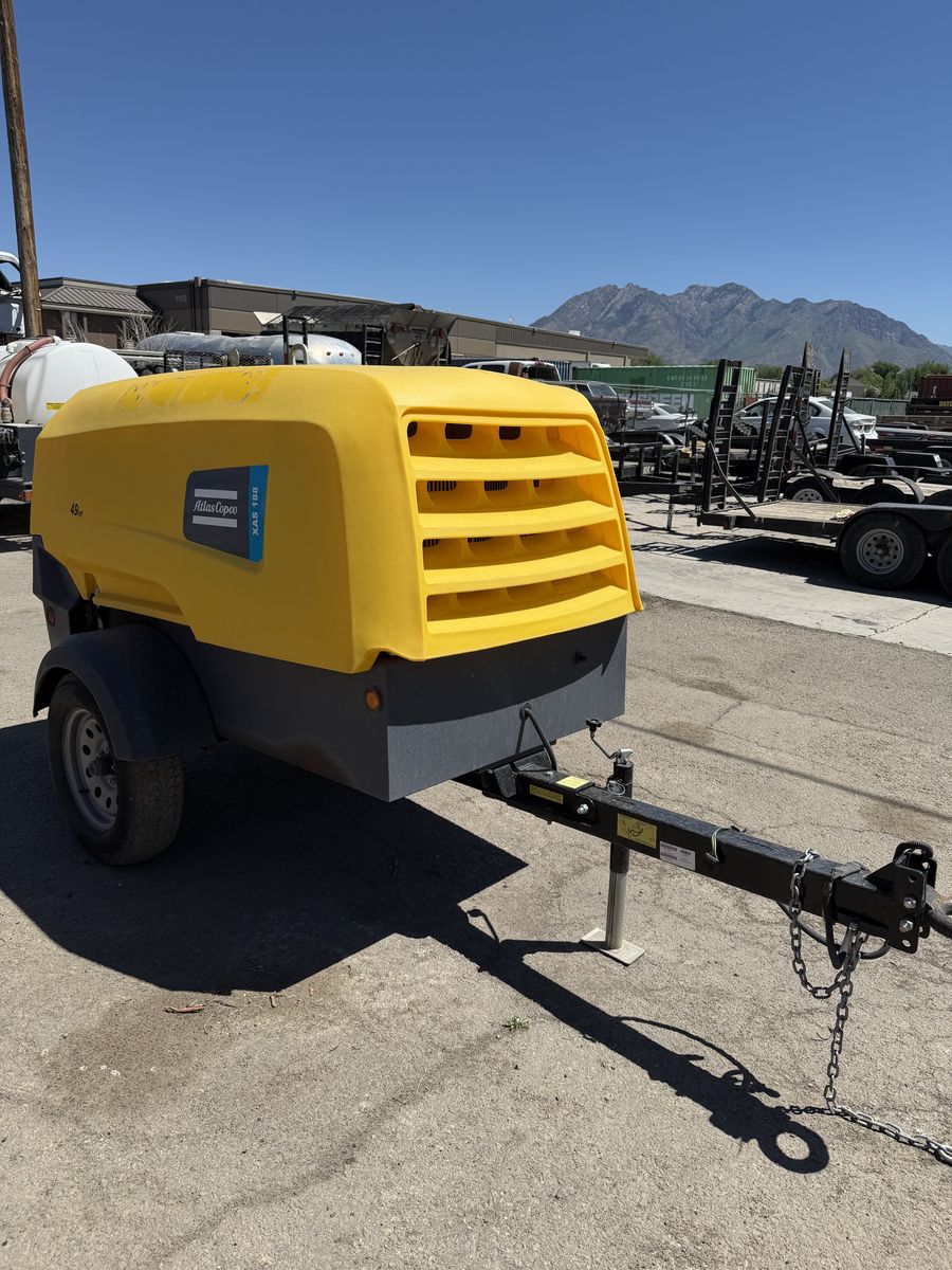 188 CFM Towable Air Compressor for Rent. Available with Hoses