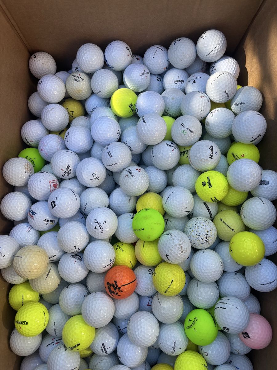 Assorted Used Golf Balls
