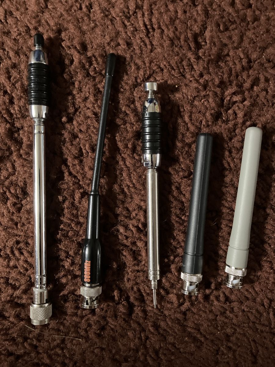 Multiple Length BNC Scanner Antennas
