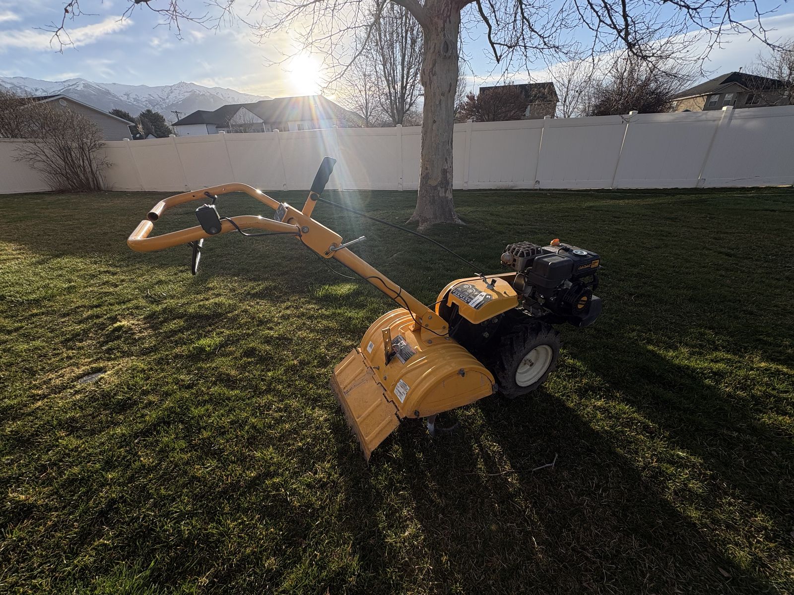 Self Driving Tiller Rental $38