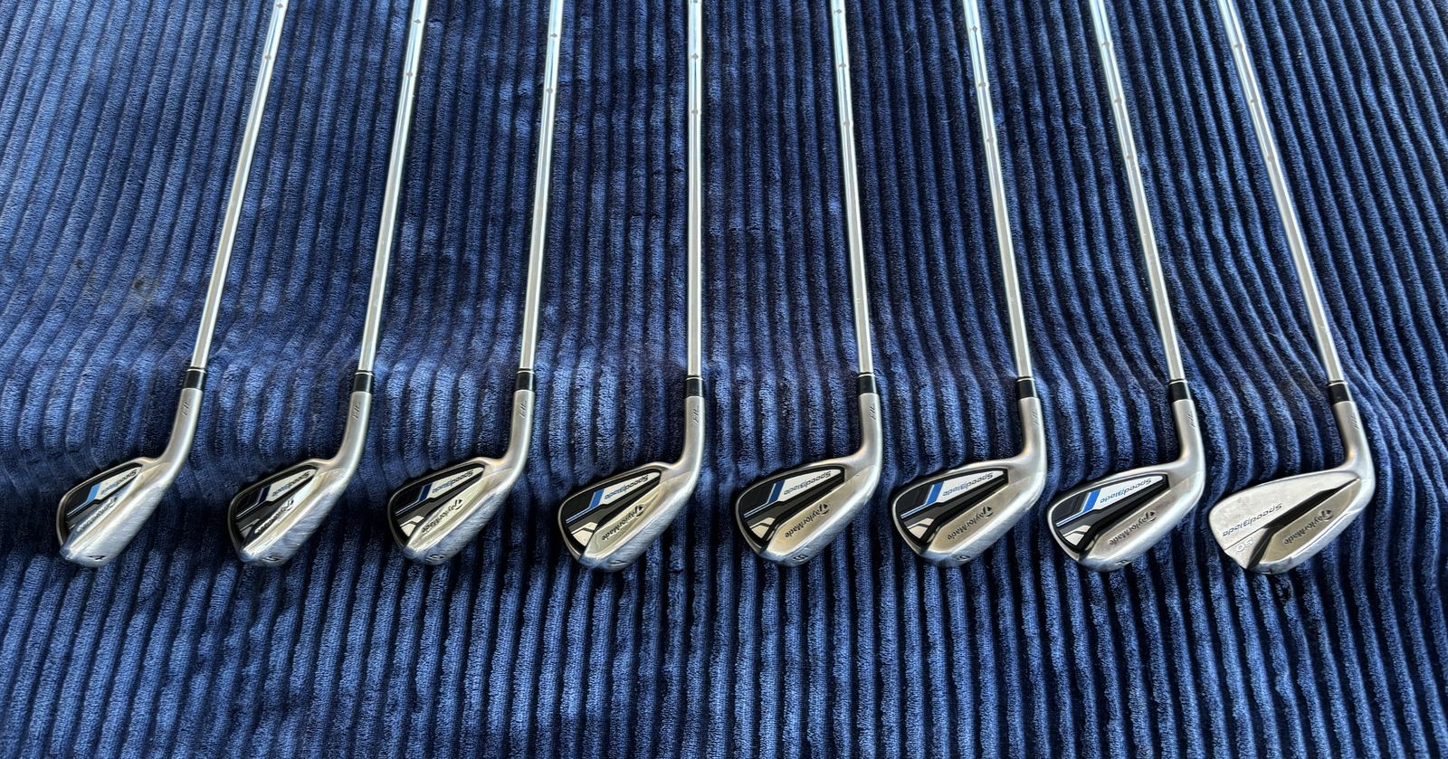 LH TaylorMade SpeedBlade extended irons