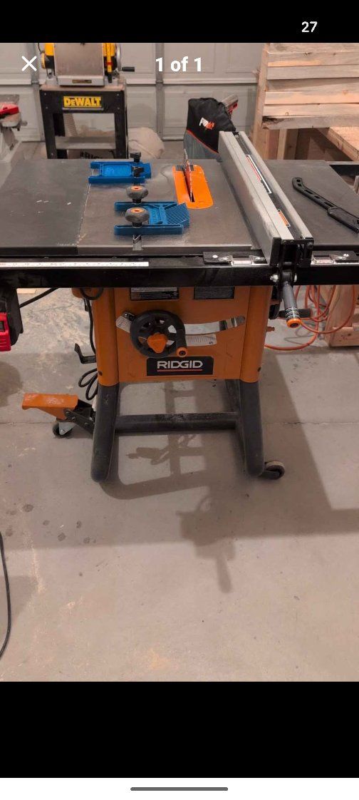 RIDGID 10" Table Saw