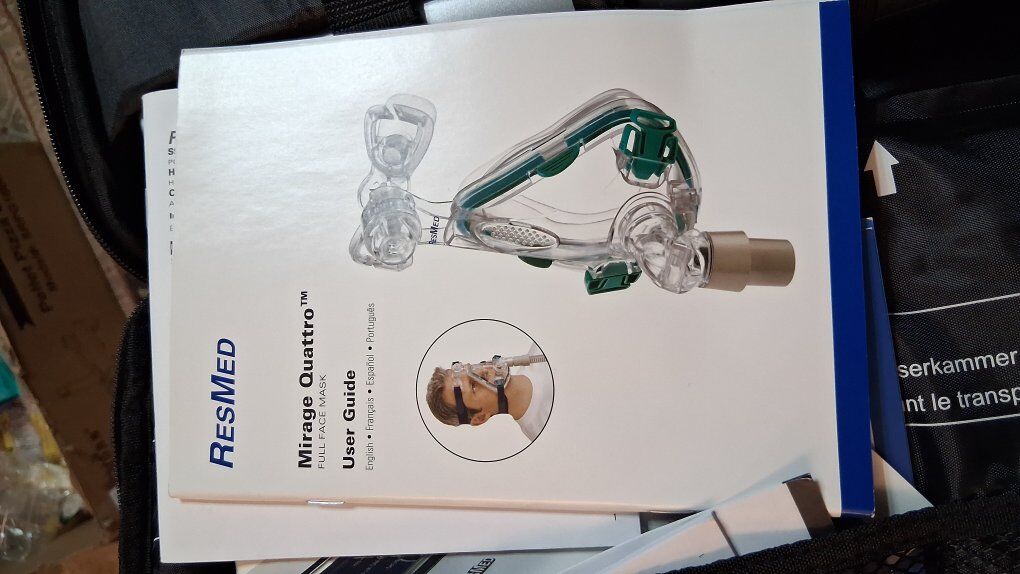 ResMed Mirage Quattro Full Face CPAP machine