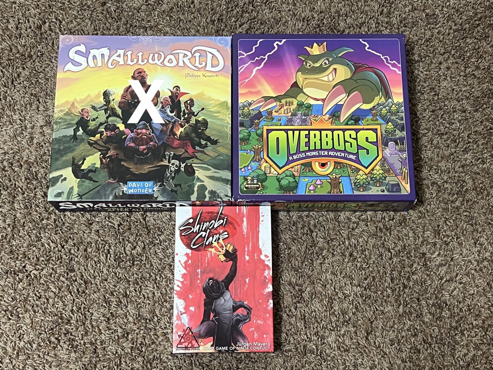 Overboss, Shinobi Clans, Smallworld Games