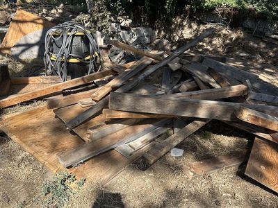 Free Wood, Lava Rock, Milk Crates and Fish Pumps - Available for Pickup