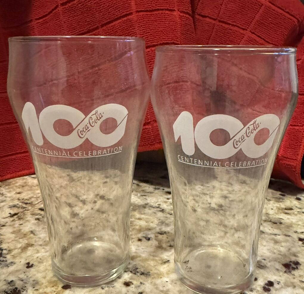 100 Year Celebration Coca-Cola cups