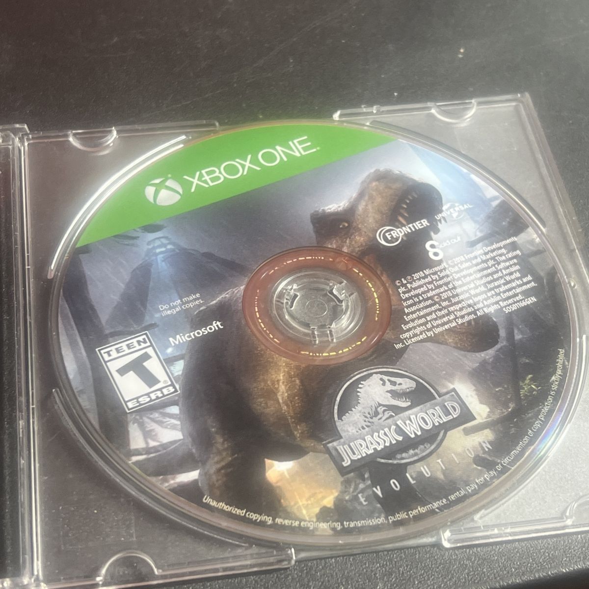 Jurassic World Evolution - Xbox One (Microsoft) - Dinosaur Park Management Sim - UsedExcellent Condition