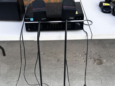 Bose Acoustimass Module & Speakers with Sony Audio/Video Control Center - Complete Home Theater System