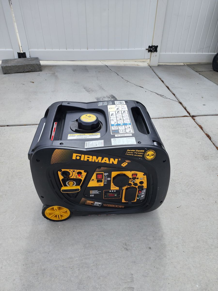 Firman W3300IR generator for sale