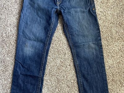 Ariat FR M3 Loose Straight Leg Men's Jeans 36x34 Dark Wash Denim Work Pants