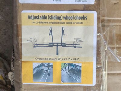 Car or Truck Hitch Mount 2-Bike Rack Carrier Platf