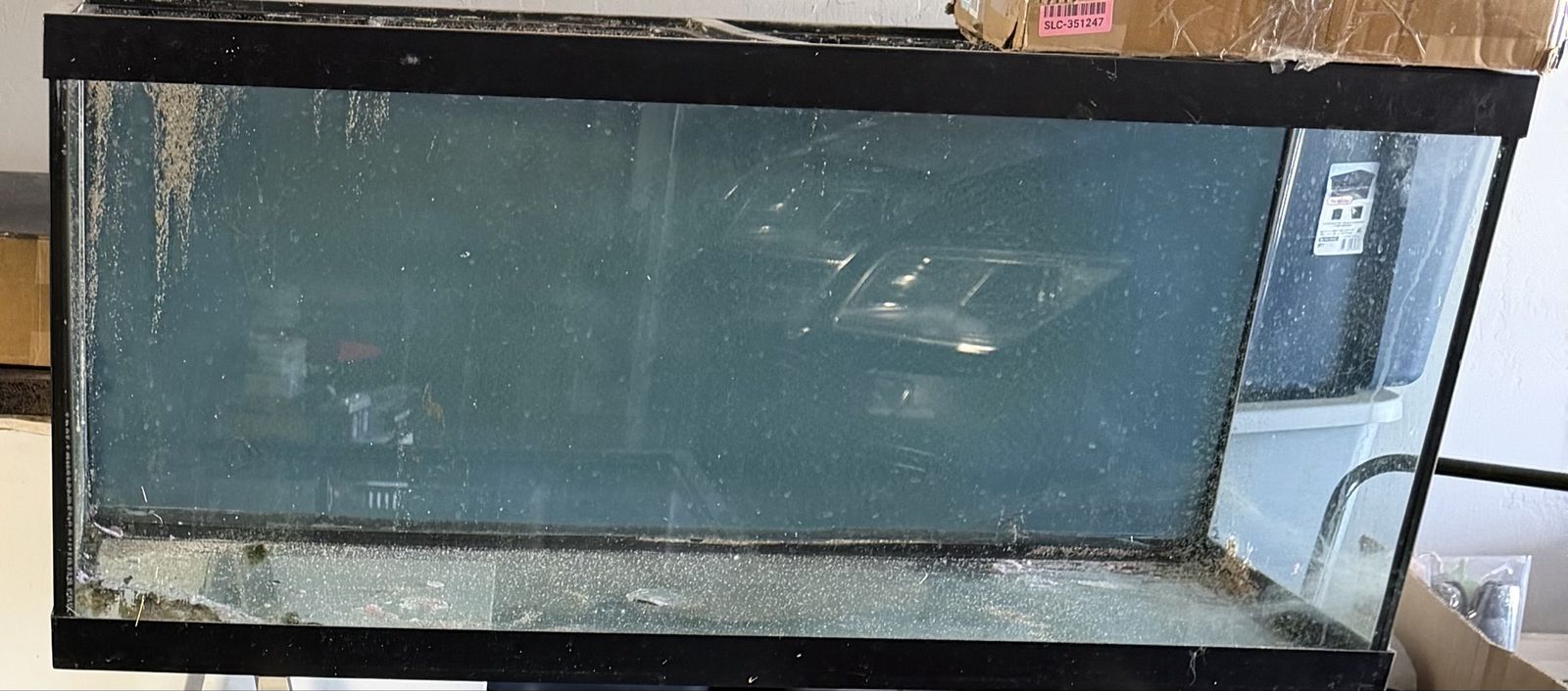 75 gallon aquarium with glass lids