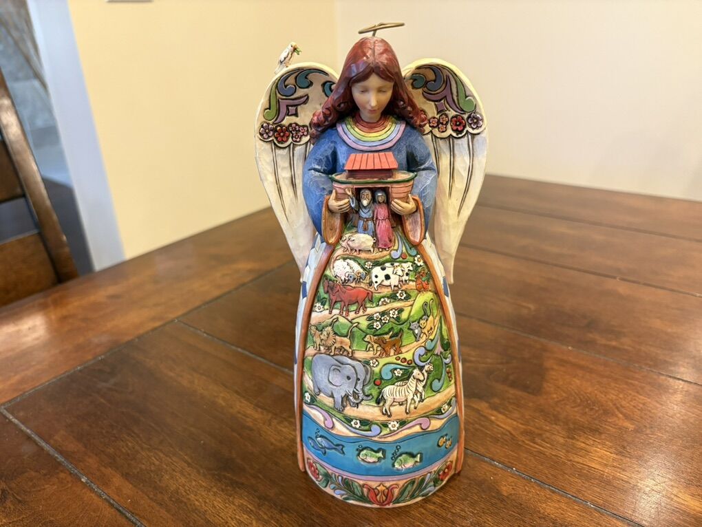 Jim Shore Heartwood Creek Noah's Ark Angel