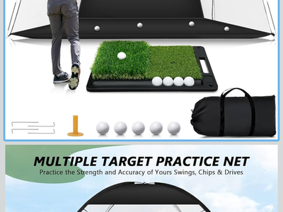 Golf practice set - Brand new, emotionally abandoned