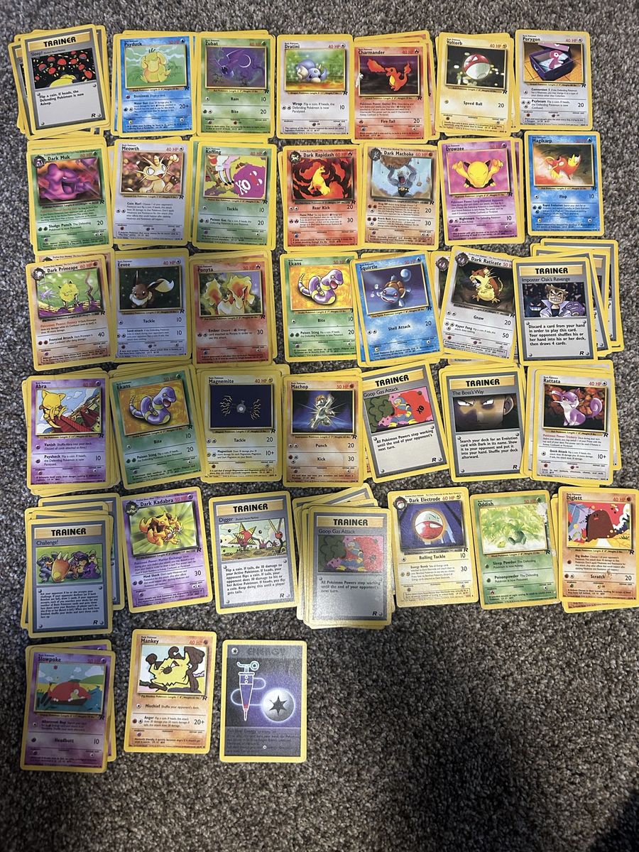 118 Vintage Rocket Pokemon Cards!