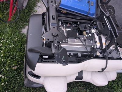 Tesla Model X Rear Seat Assembly- Cream/White Upholstery