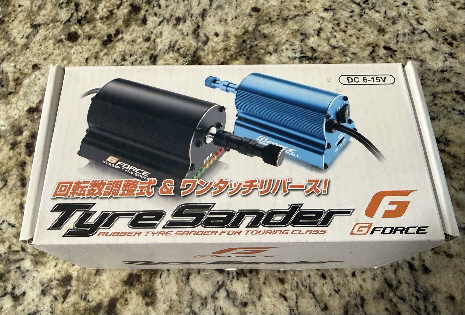 G-Force Tyre Sander Rubber Tyre Sander for Touring Class RC Car Tool DC 6-15V
