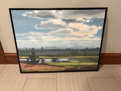 "Tennant Lake" 32x24 Framed Landscape Artwork