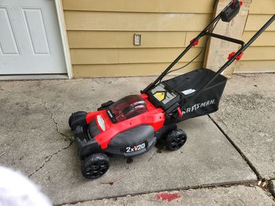 Craftsman V20 2x20V 20-inch Brushless Cordless Push Mower (Model CMCMW220)NEW