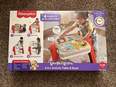 NEW: Fisher Price 4-in-1 Activity Table & Easel