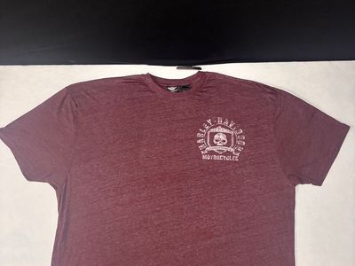 Harley-Davidson Men's Maroon Heather Graphic T-Shirt Size 4XL