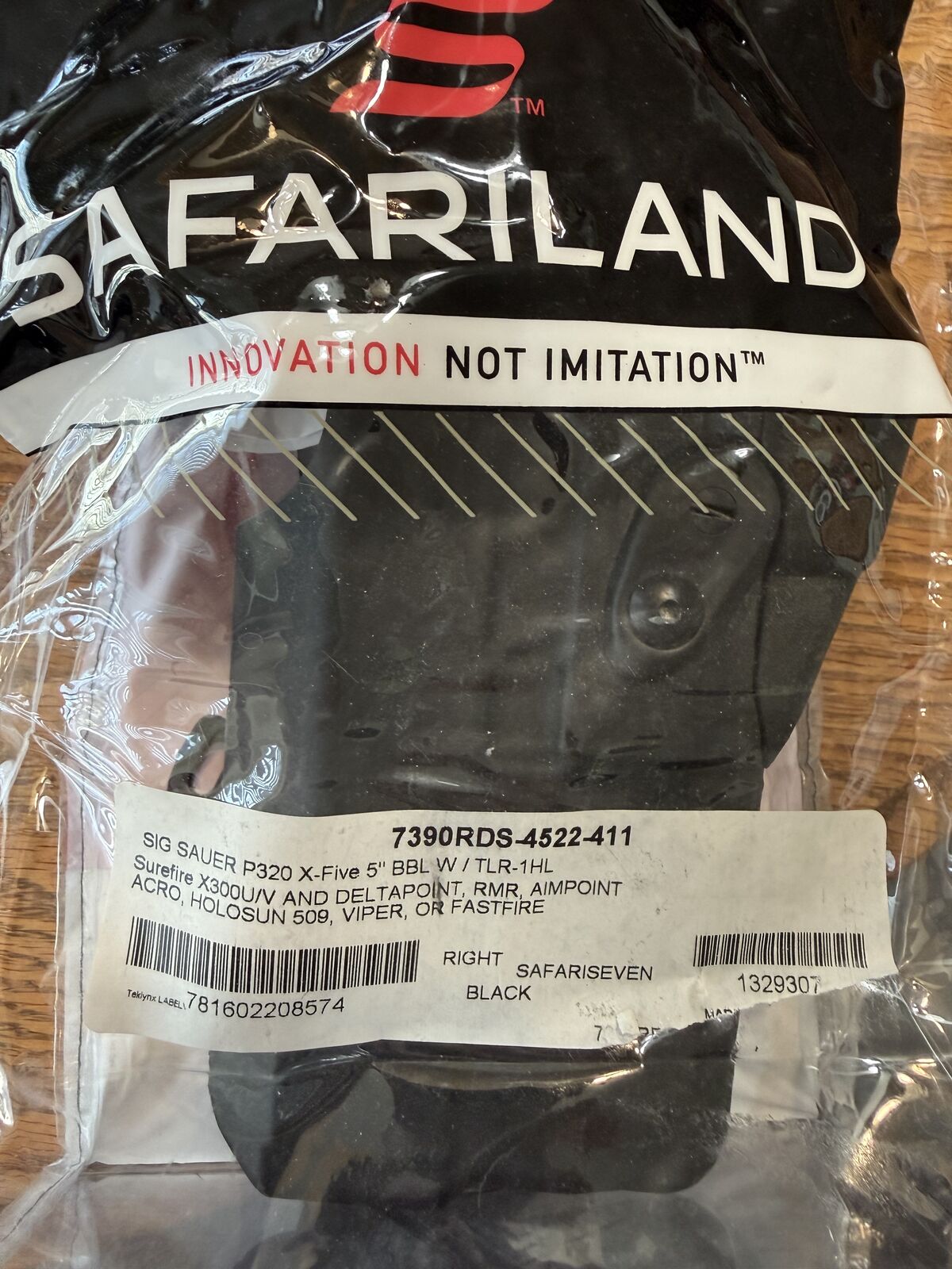 Safariland/Sig Sauer 9mm Legion HOLSTER