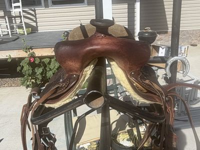 12” kids saddle