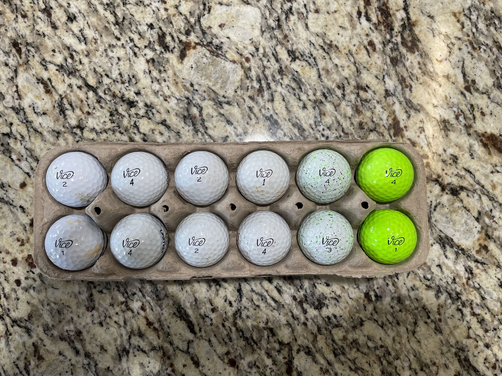 Vice Golf Balls- Pro, Pro Plus, Drive, Tour ($10 for 12 balls)