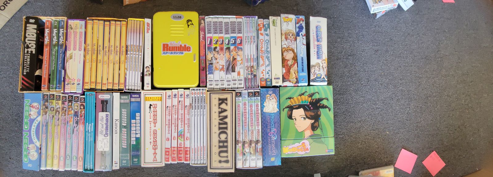 Huge Vintage Anime DVD Lot - Kodocha Babbit Box, School Rumble Tin, Haruhi, OOP (NTSC, Region 1)