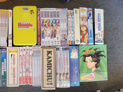 Huge Vintage Anime DVD Lot - Kodocha Babbit Box, School Rumble Tin, Haruhi, OOP (NTSC, Region 1)