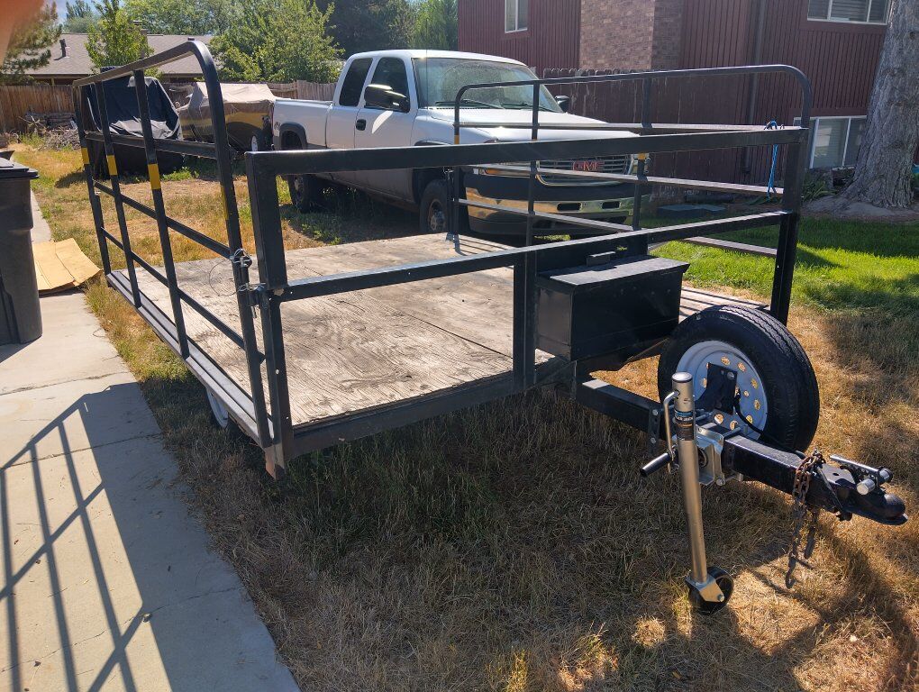 2024 Flat/Tilt bed trailer with winch