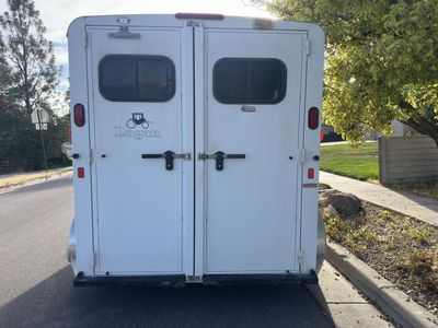 Logan Premier 2-Horse Slant Load Bumper pull Trailer