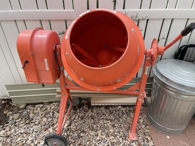 3-1/2 cu. Ft. Cement Mixer (used twice)