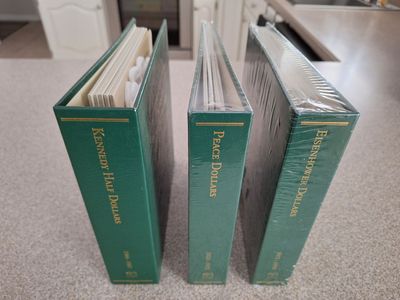 New Coin Collecting 3 Ring Binders