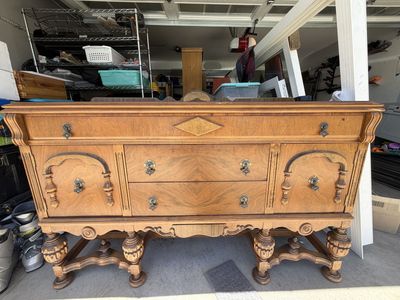 Antique china buffet