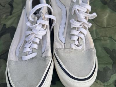 Vans Old Skool Ultracush Sneakers - Grey Suede, Mens 8/Womens 9.5