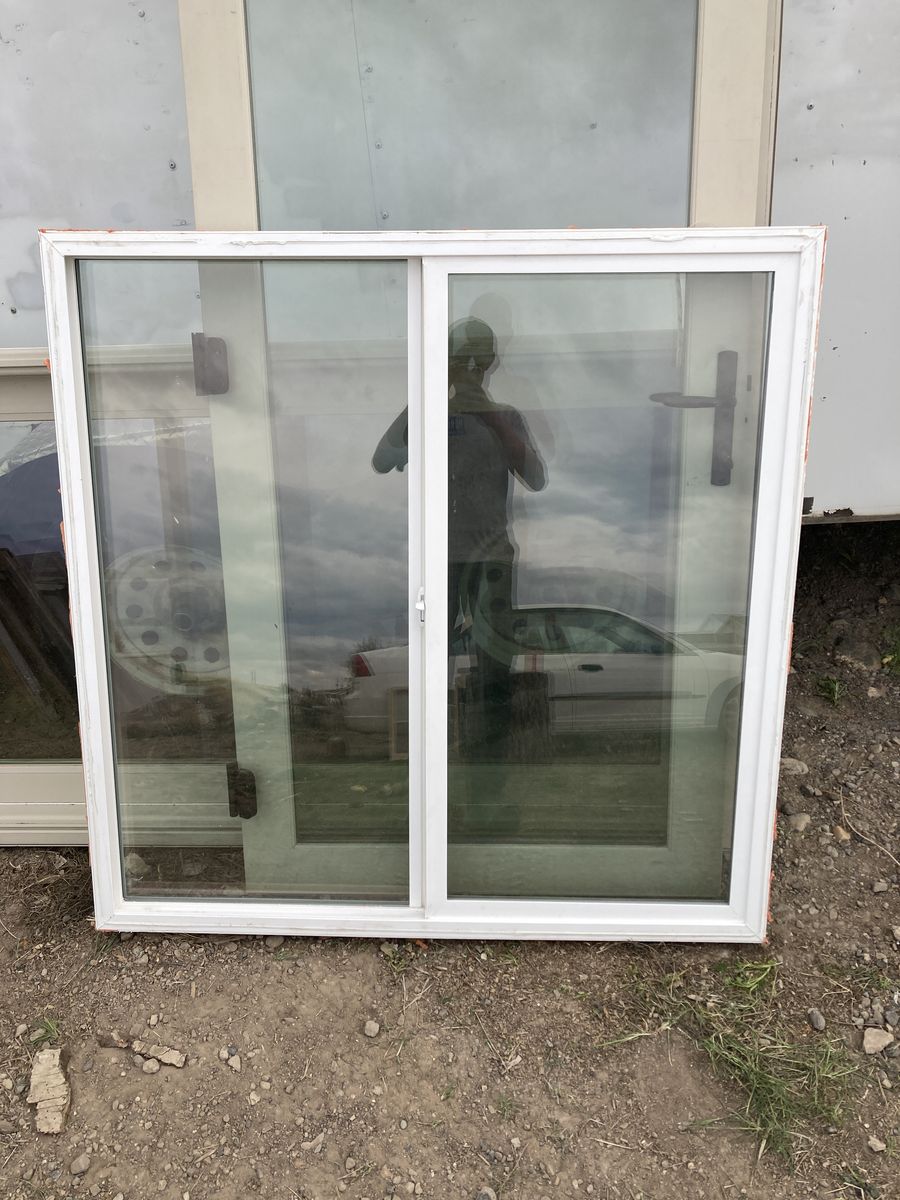 White Used Window