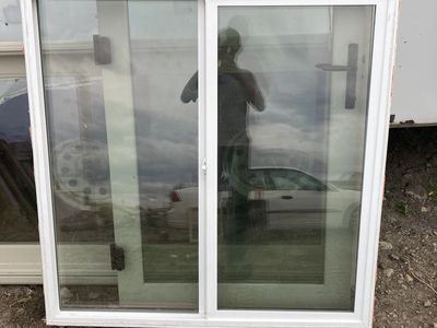 White Used Window