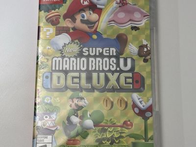 Nintendo Switch Game / Super Mario Bros U Deluxe / Brand New / Sealed