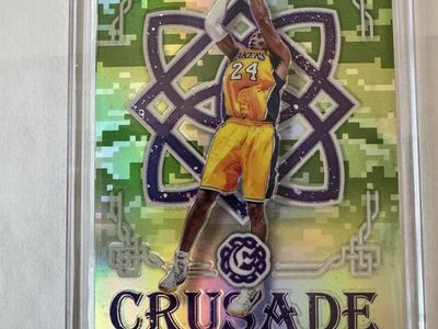 2016-17 Panini Excalibur Basketball Crusade Kobe Bryant #88 Camo Prizm Card