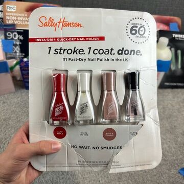 Sally Hansen Insta Dri Quick Dry Nail Polish Set 4 Colors 0.31 Fl Oz Each